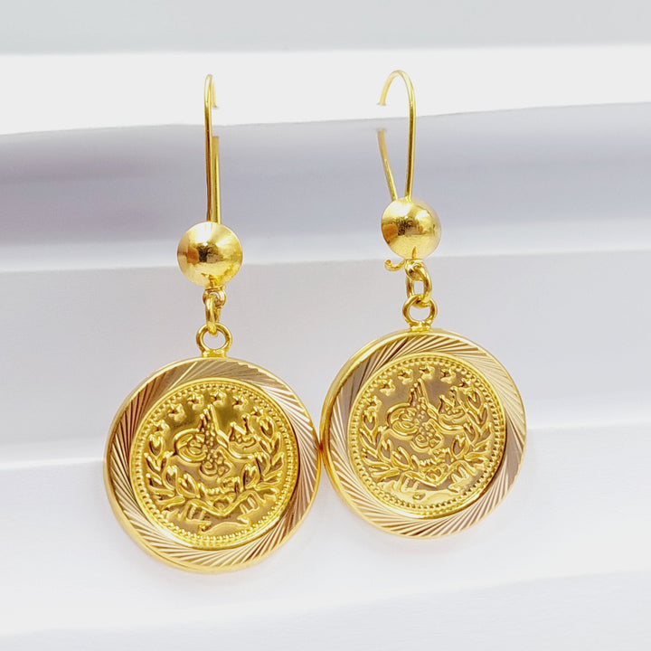 Rashadi Earrings  Made Of 21K Yellow Gold by Saeed Jewelry-28961