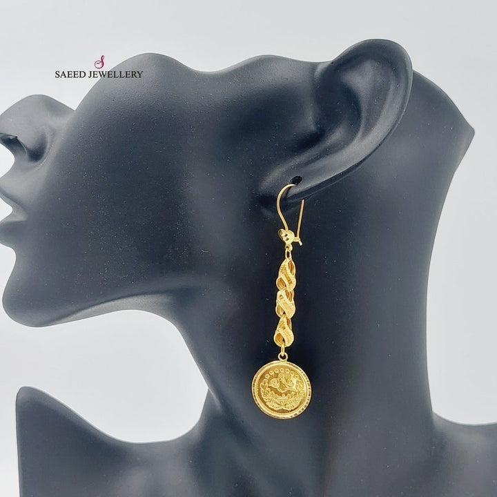 Rashadi Earrings  Made Of 21K Yellow Gold by Saeed Jewelry-29660