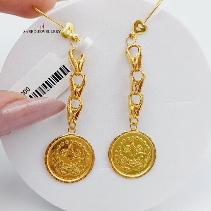 Rashadi Earrings  Made Of 21K Yellow Gold by Saeed Jewelry-29660