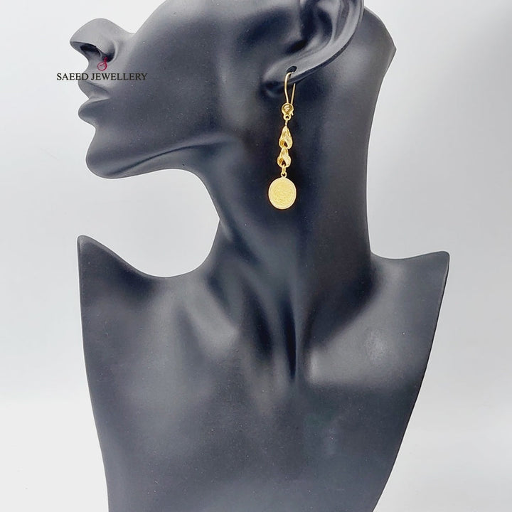 Rashadi Earrings  Made Of 21K Yellow Gold by Saeed Jewelry-29662