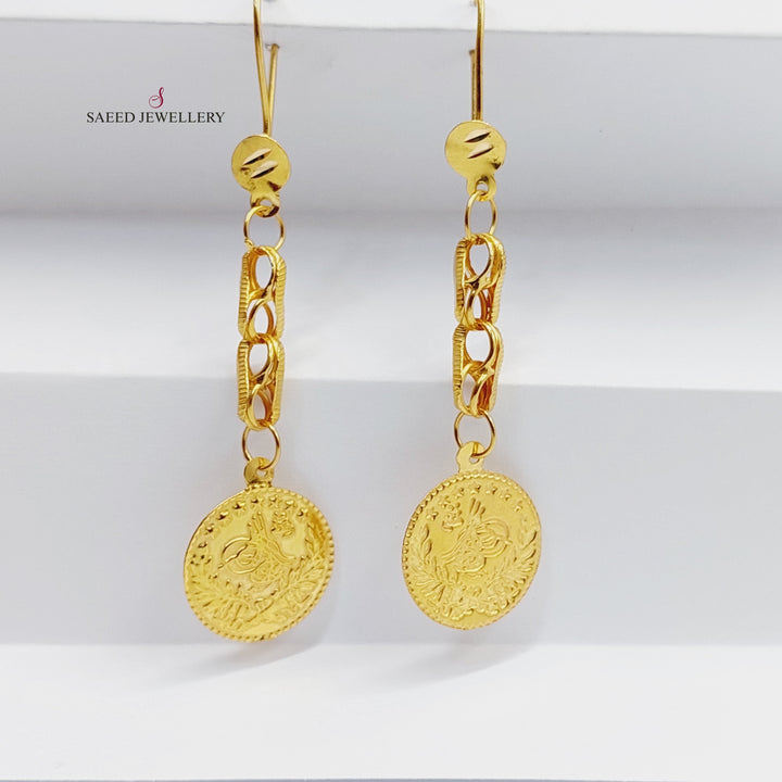 Rashadi Earrings  Made Of 21K Yellow Gold by Saeed Jewelry-29662
