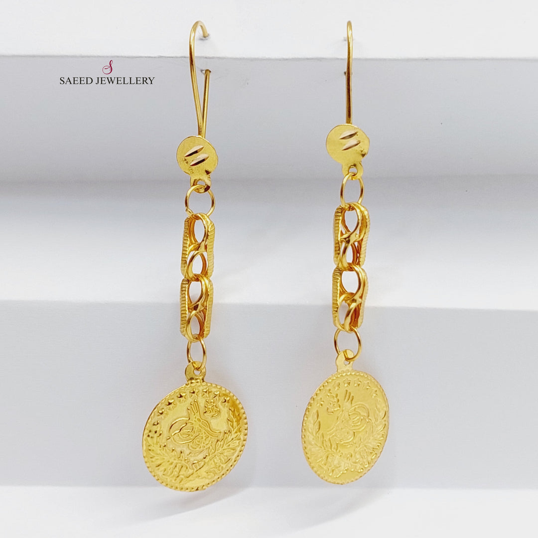 Rashadi Earrings  Made Of 21K Yellow Gold by Saeed Jewelry-29662