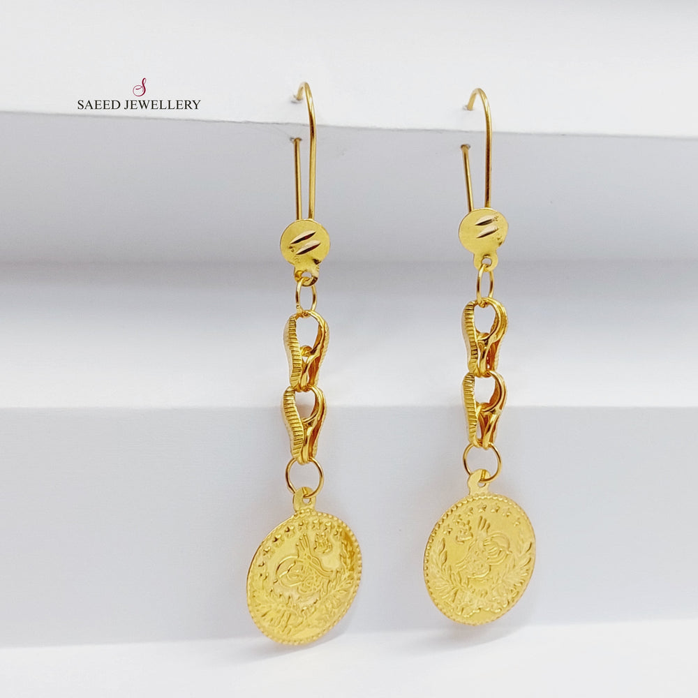 Rashadi Earrings  Made Of 21K Yellow Gold by Saeed Jewelry-29663