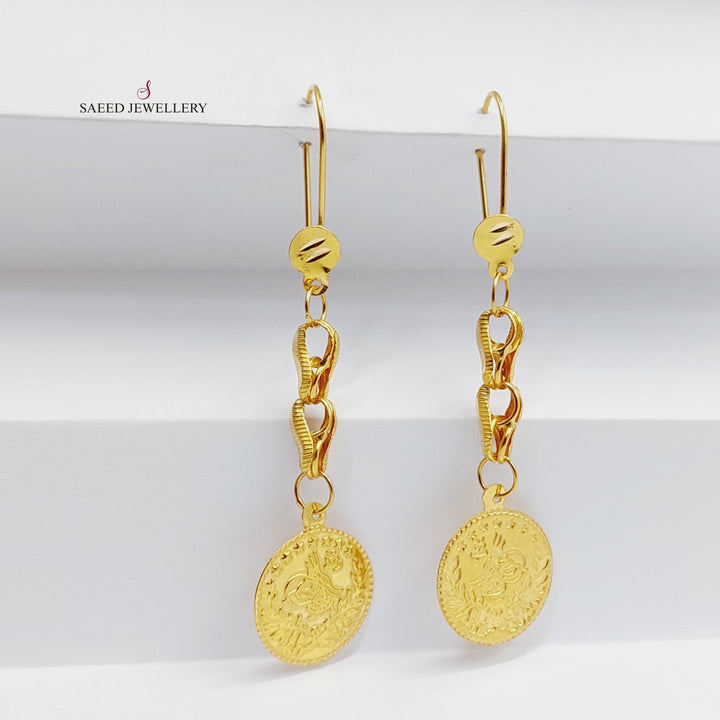 Rashadi Earrings  Made Of 21K Yellow Gold by Saeed Jewelry-29663