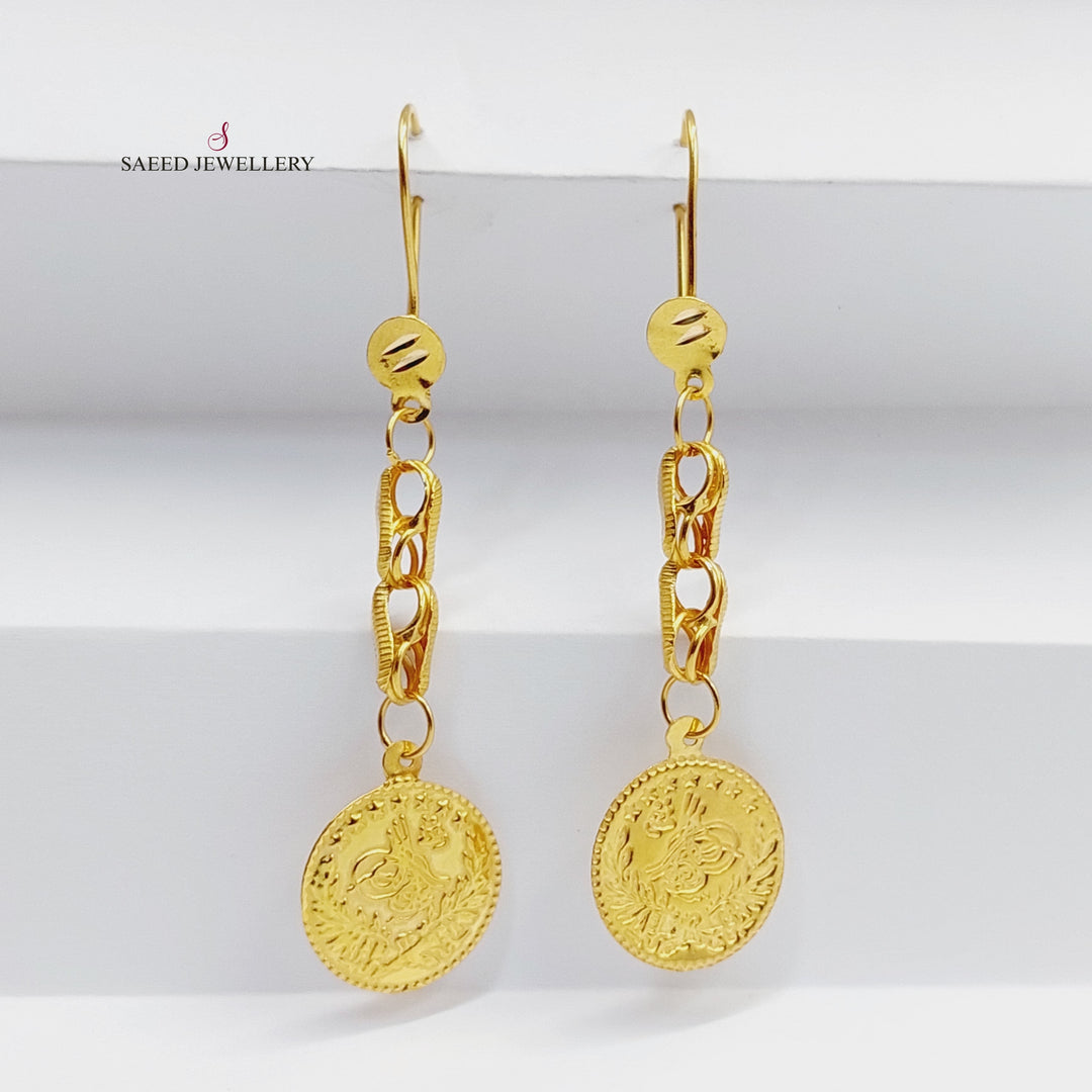Rashadi Earrings  Made Of 21K Yellow Gold by Saeed Jewelry-29663