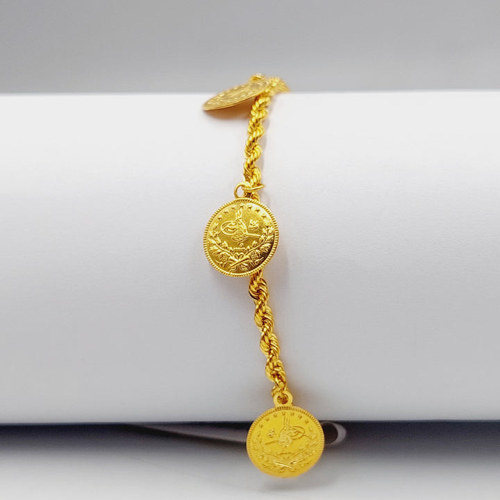 Rashadi Joy Bracelet  Made Of 21K Yellow Gold by Saeed Jewelry-29168