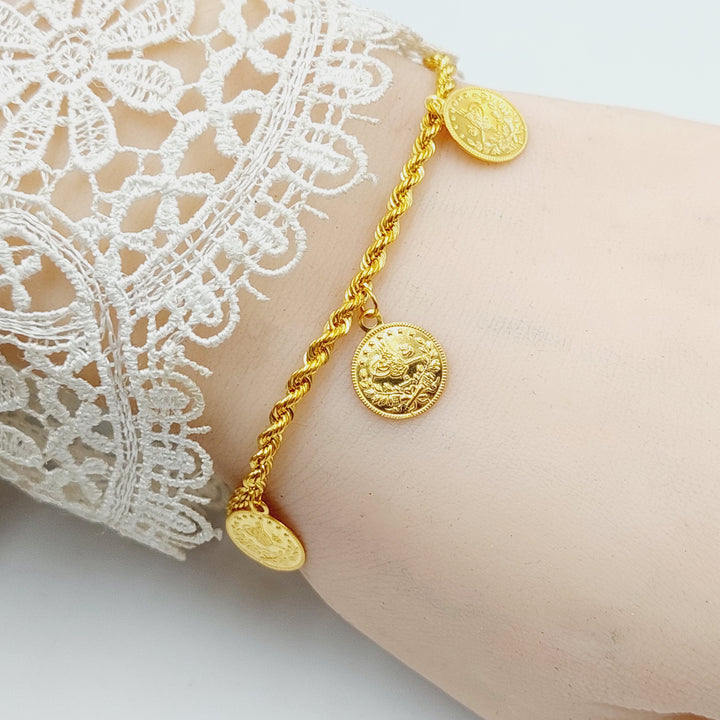 Rashadi Joy Bracelet  Made Of 21K Yellow Gold by Saeed Jewelry-29168