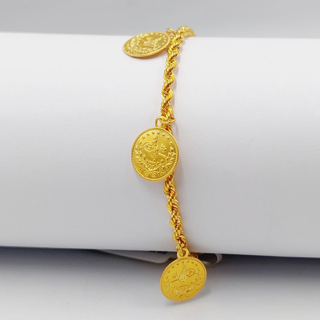 Rashadi Joy Bracelet  Made Of 21K Yellow Gold by Saeed Jewelry-29168