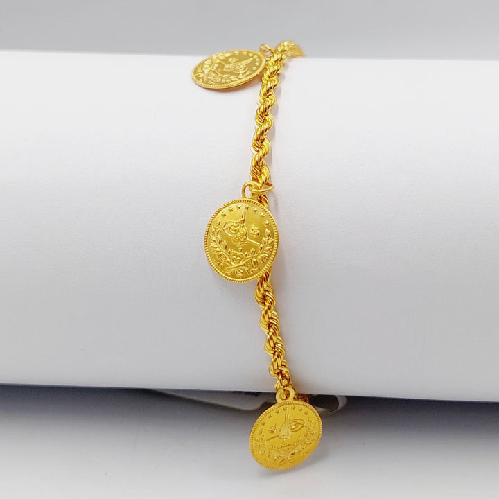 Rashadi Joy Bracelet  Made Of 21K Yellow Gold by Saeed Jewelry-29168