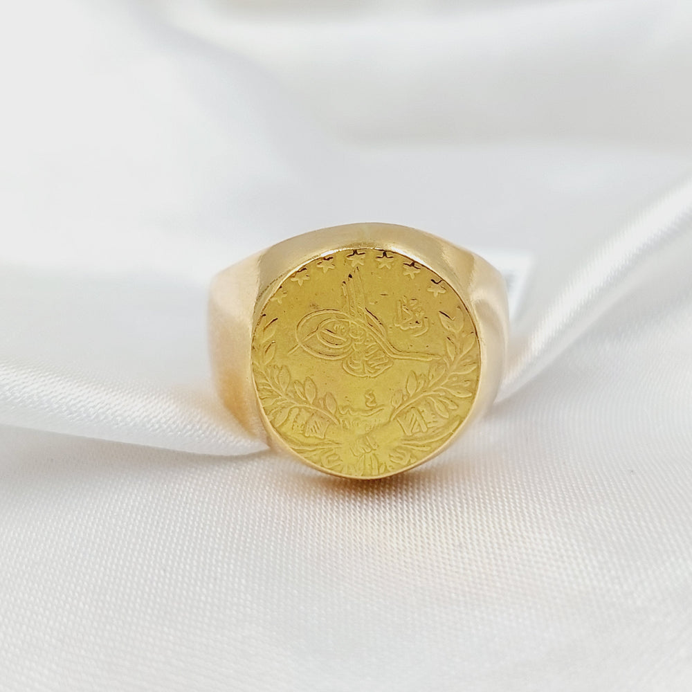 Rashadi Mens Ring  Made of 21K Yellow Gold by Saeed Jewelry-31061