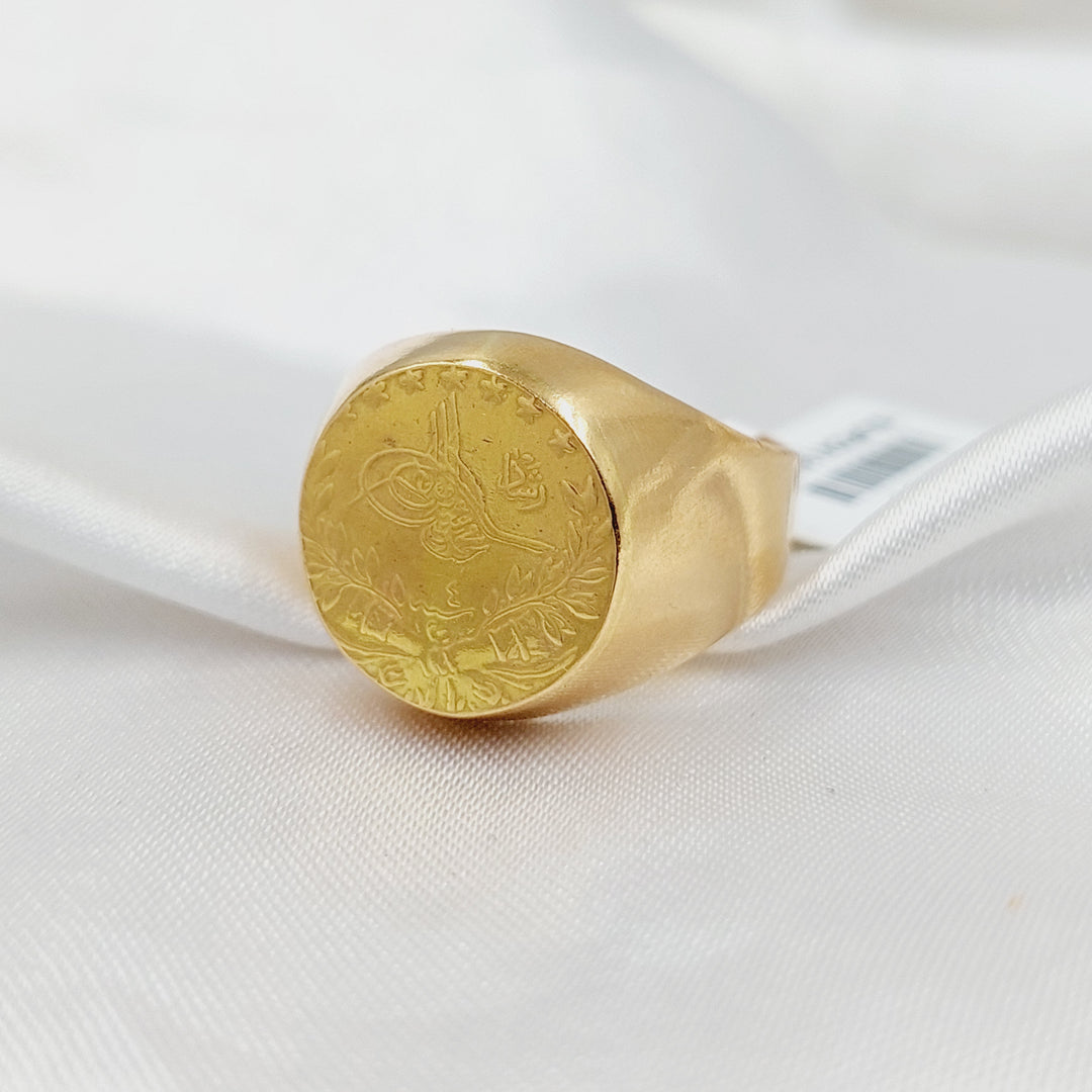 Rashadi Mens Ring  Made of 21K Yellow Gold by Saeed Jewelry-31061