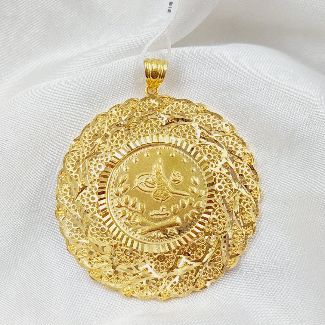 Rashadi Pendant Made Of 21K Yellow Gold by Saeed Jewelry-28479