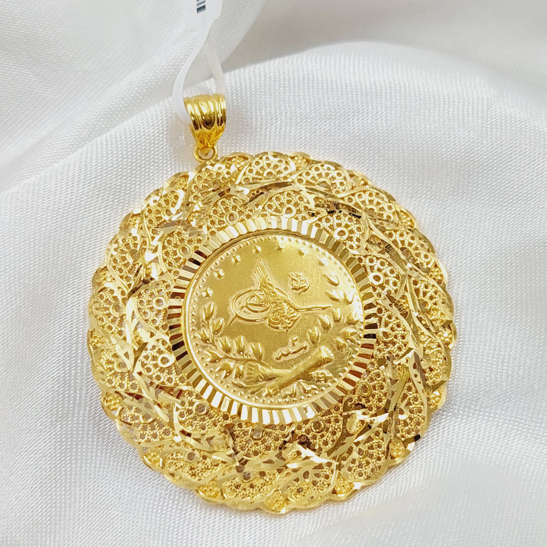 Rashadi Pendant Made Of 21K Yellow Gold by Saeed Jewelry-28479