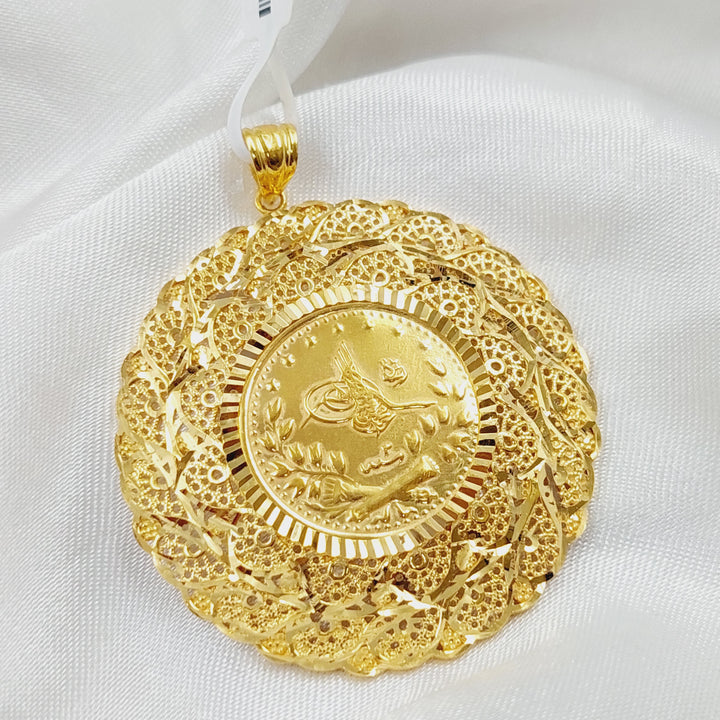 Rashadi Pendant Made Of 21K Yellow Gold by Saeed Jewelry-28479