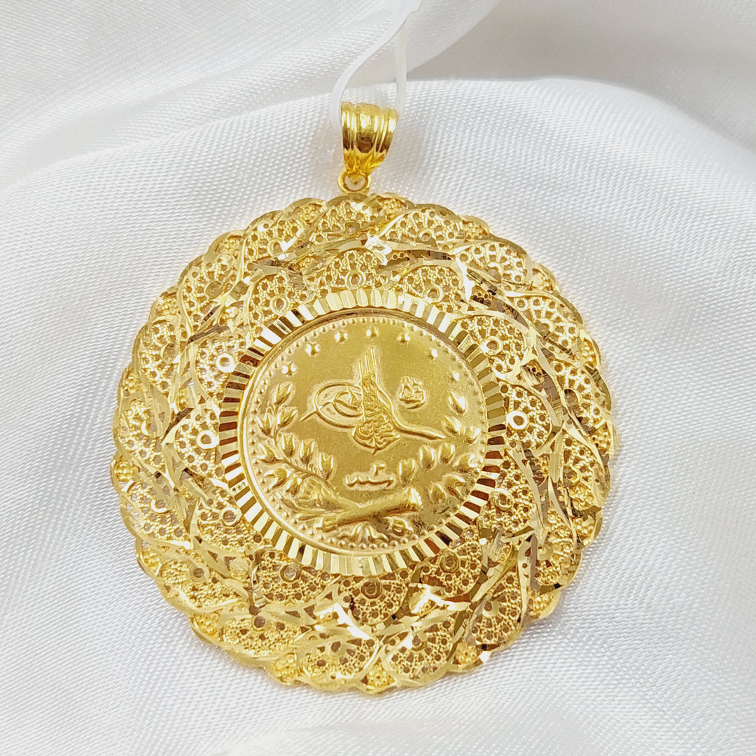 Rashadi Pendant Made Of 21K Yellow Gold by Saeed Jewelry-28479