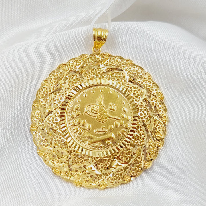 Rashadi Pendant Made Of 21K Yellow Gold by Saeed Jewelry-28479