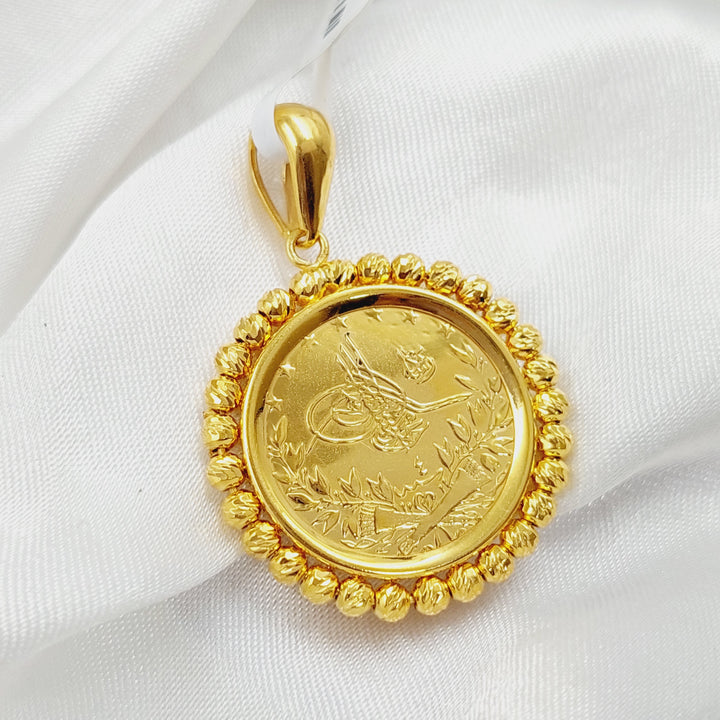 Rashadi Pendant Made Of 21K Yellow Gold by Saeed Jewelry-28480