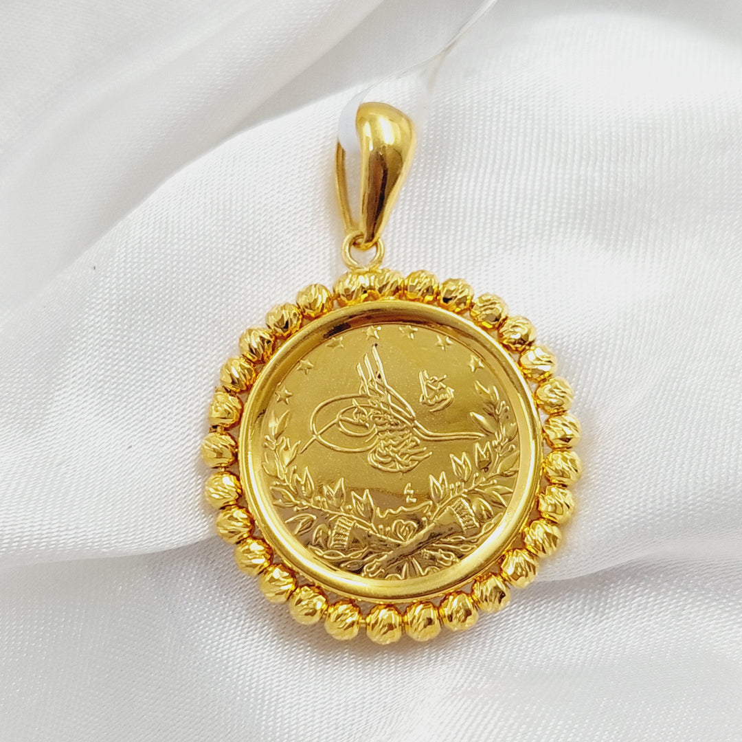 Rashadi Pendant Made Of 21K Yellow Gold by Saeed Jewelry-28480