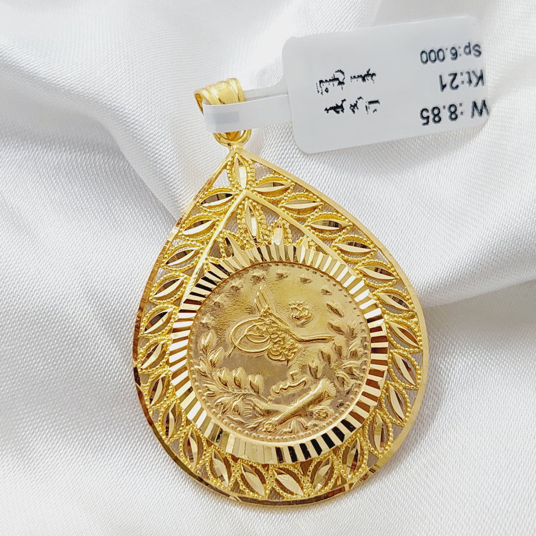 Rashadi Pendant  Made Of 21K Yellow Gold by Saeed Jewelry-28795