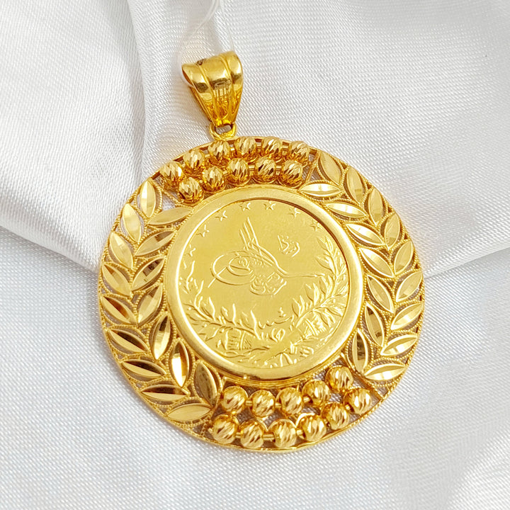 Rashadi Pendant  Made Of 21K Yellow Gold by Saeed Jewelry-28884