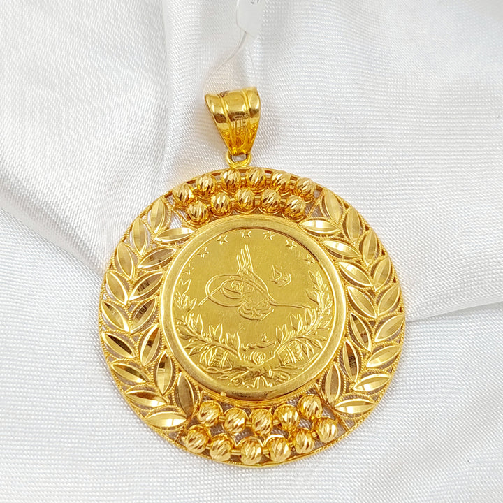 Rashadi Pendant  Made Of 21K Yellow Gold by Saeed Jewelry-28884