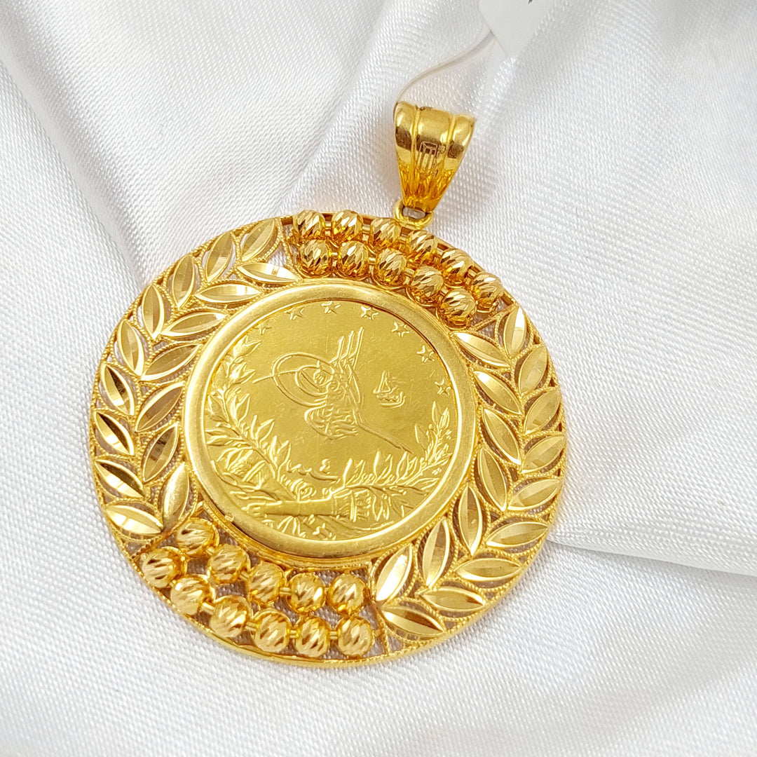 Rashadi Pendant  Made Of 21K Yellow Gold by Saeed Jewelry-28884