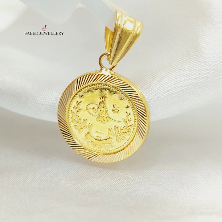 Rashadi Pendant  Made Of 21K Yellow Gold by Saeed Jewelry-28963
