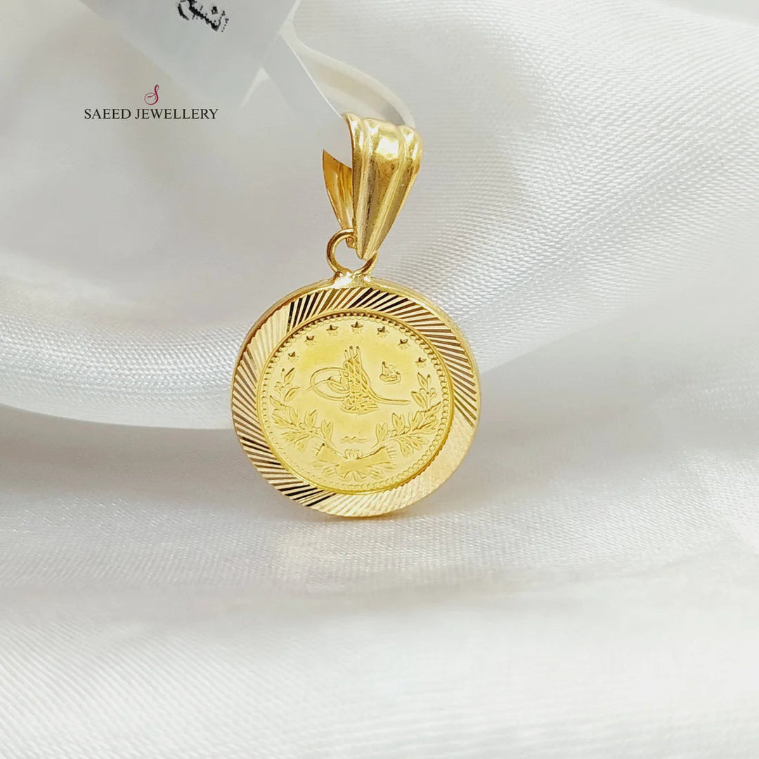 Rashadi Pendant  Made Of 21K Yellow Gold by Saeed Jewelry-28963