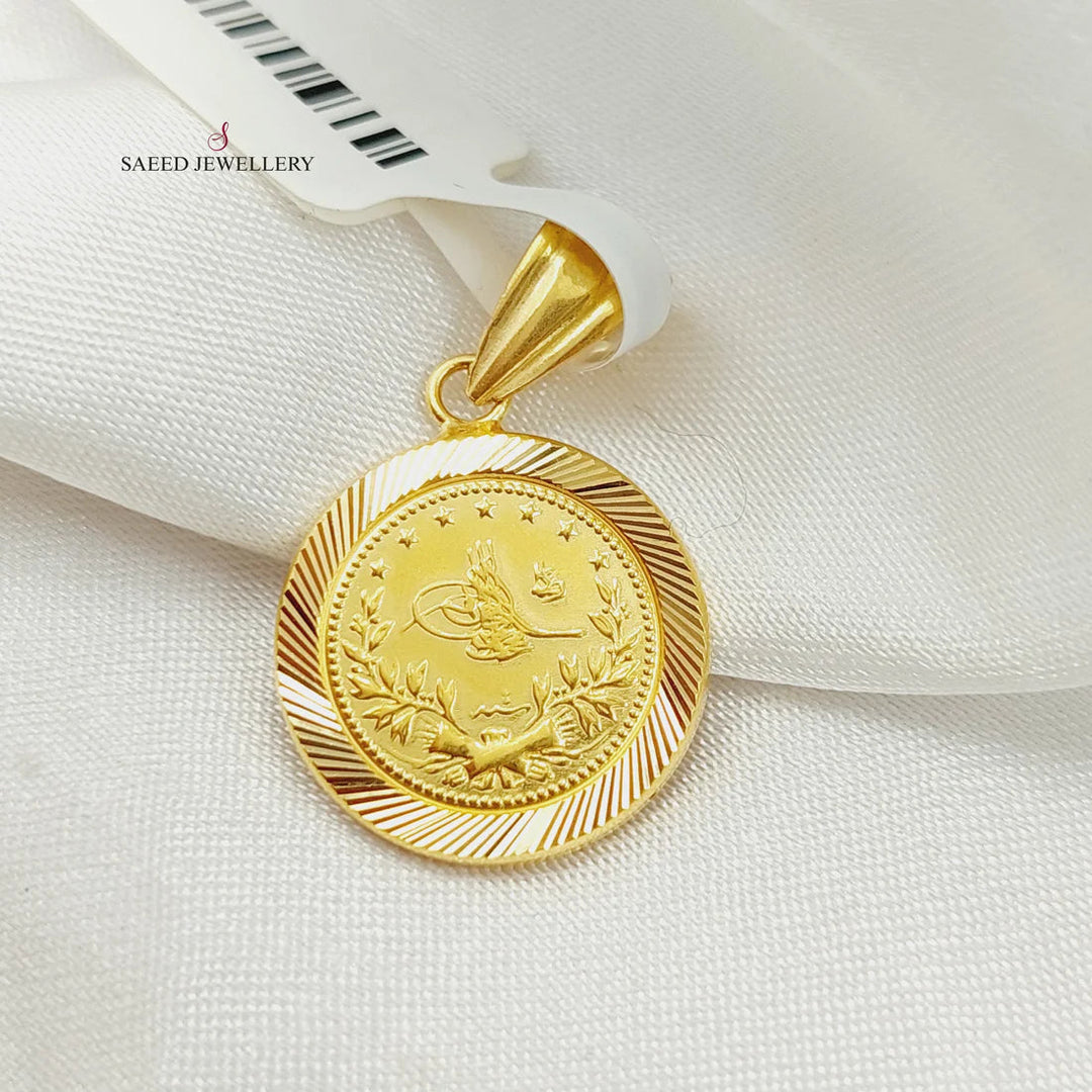Rashadi Pendant  Made Of 21K Yellow Gold by Saeed Jewelry-28963