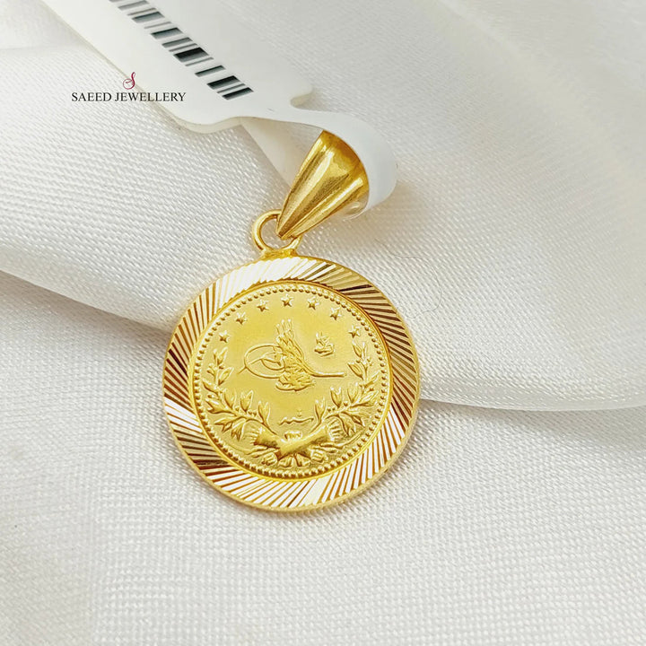 Rashadi Pendant  Made Of 21K Yellow Gold by Saeed Jewelry-28963