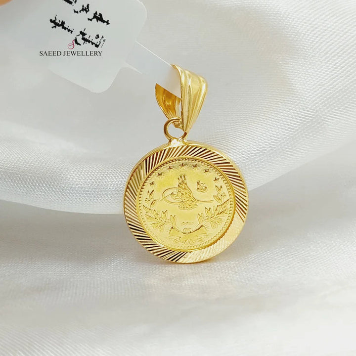 Rashadi Pendant  Made Of 21K Yellow Gold by Saeed Jewelry-28963