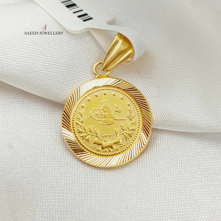 Rashadi Pendant  Made Of 21K Yellow Gold by Saeed Jewelry-28963