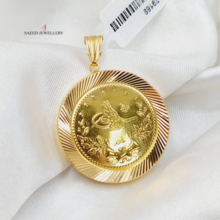 Rashadi Pendant  Made Of 21K Yellow Gold by Saeed Jewelry-29169
