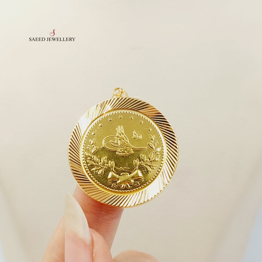 Rashadi Pendant  Made Of 21K Yellow Gold by Saeed Jewelry-29169