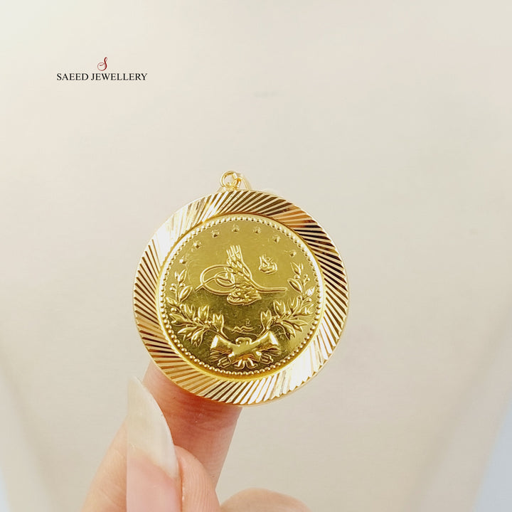 Rashadi Pendant  Made Of 21K Yellow Gold by Saeed Jewelry-29169