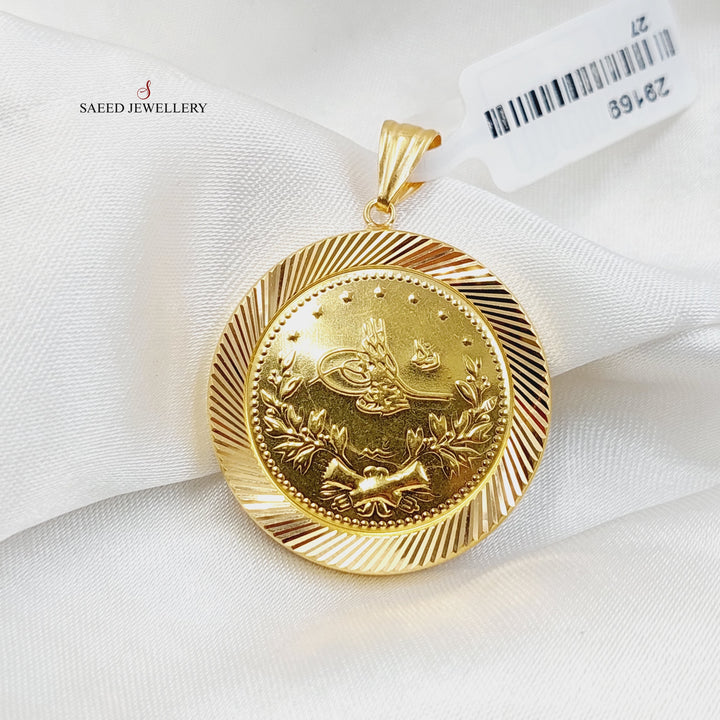 Rashadi Pendant  Made Of 21K Yellow Gold by Saeed Jewelry-29169