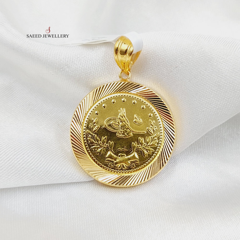 Rashadi Pendant  Made Of 21K Yellow Gold by Saeed Jewelry-29170