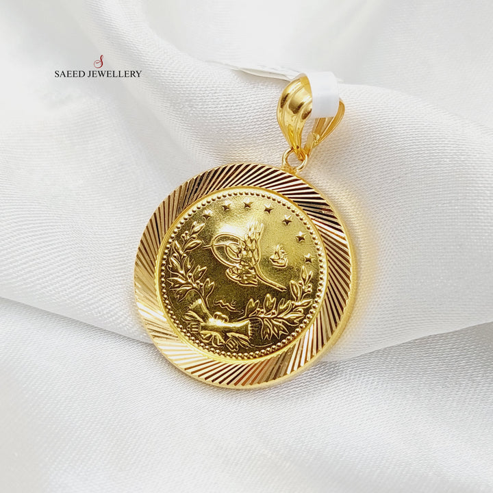 Rashadi Pendant  Made Of 21K Yellow Gold by Saeed Jewelry-29170