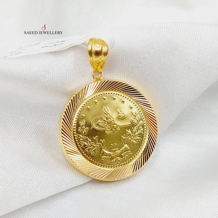 Rashadi Pendant  Made Of 21K Yellow Gold by Saeed Jewelry-29170