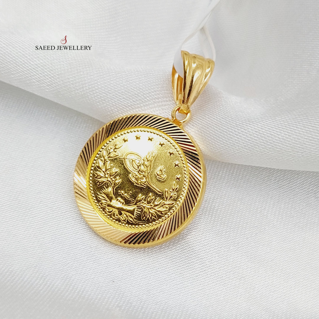 Rashadi Pendant  Made Of 21K Yellow Gold by Saeed Jewelry-29171