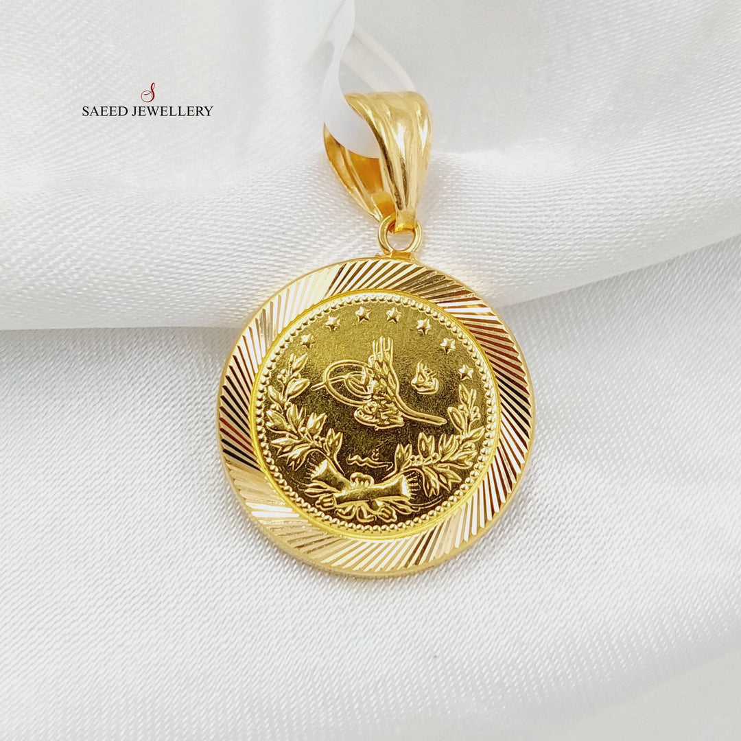 Rashadi Pendant  Made Of 21K Yellow Gold by Saeed Jewelry-29171