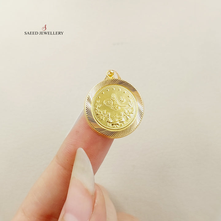 Rashadi Pendant  Made Of 21K Yellow Gold by Saeed Jewelry-29171