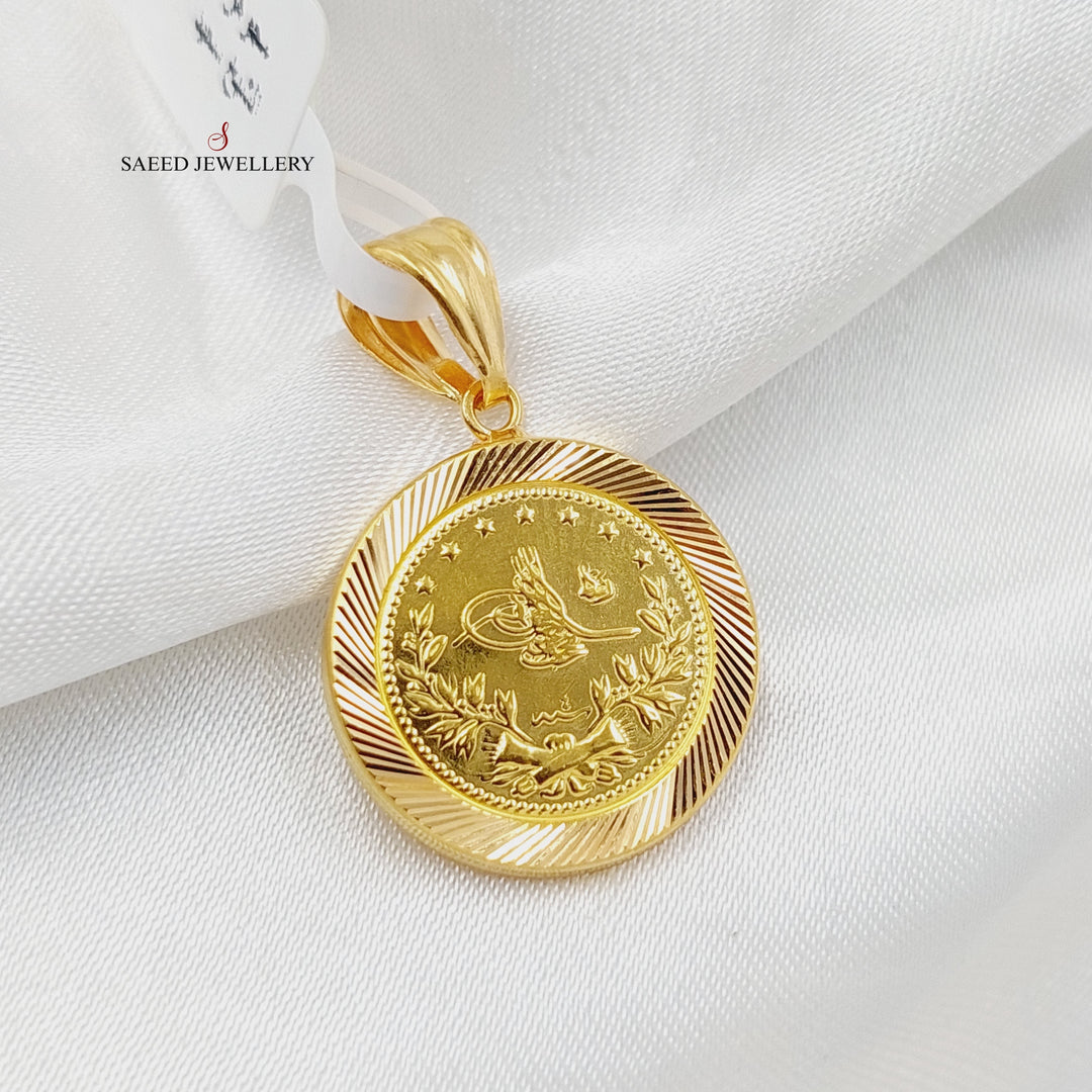 Rashadi Pendant  Made Of 21K Yellow Gold by Saeed Jewelry-29171