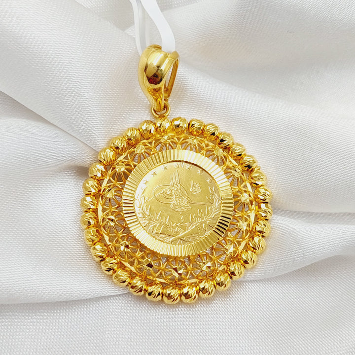 Rashadi Pendant  Made Of 21K Yellow Gold by Saeed Jewelry-29418