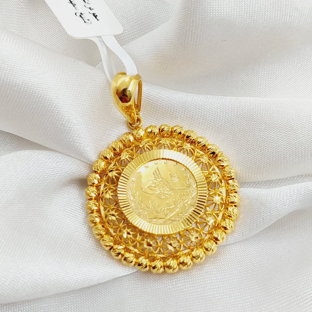 Rashadi Pendant  Made Of 21K Yellow Gold by Saeed Jewelry-29418