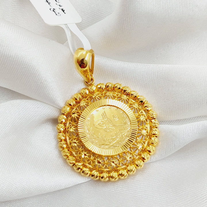 Rashadi Pendant  Made Of 21K Yellow Gold by Saeed Jewelry-29418