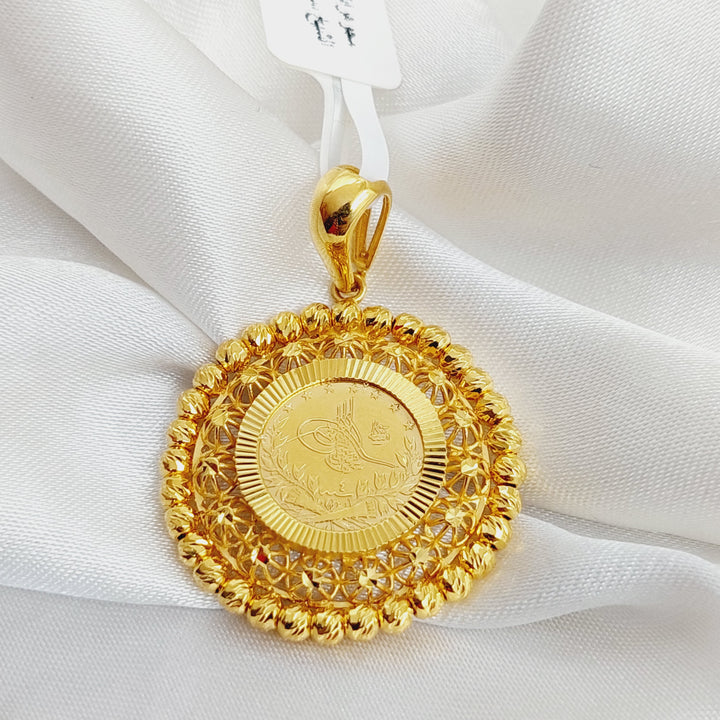 Rashadi Pendant  Made Of 21K Yellow Gold by Saeed Jewelry-29418