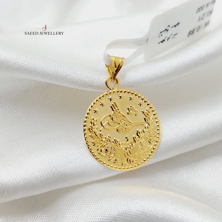 Rashadi Pendant  Made Of 21K Yellow Gold by Saeed Jewelry-29766