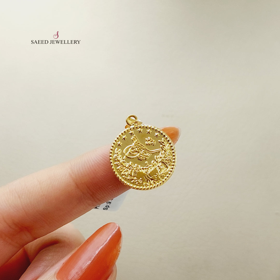 Rashadi Pendant  Made Of 21K Yellow Gold by Saeed Jewelry-29767