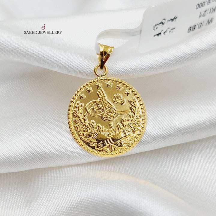 Rashadi Pendant  Made Of 21K Yellow Gold by Saeed Jewelry-29768